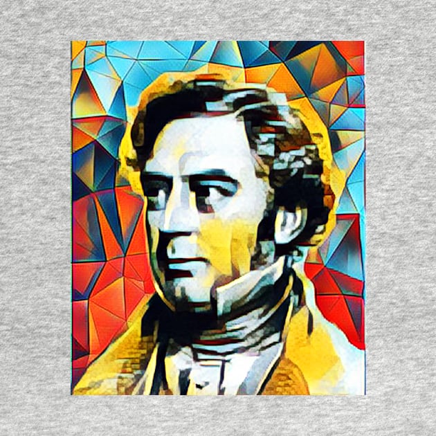 Robert Stephenson Abstract Portrait | Robert Stephenson Artwork 2 by JustLit